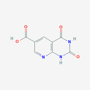 molecular formula C8H5N3O4 B1460969 2,4-二氧-1H,2H,3H,4H-吡啶并[2,3-d]嘧啶-6-羧酸 CAS No. 343347-07-9