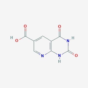 molecular formula C8H5N3O4 B1460969 2,4-dioxo-1H,2H,3H,4H-pyrido[2,3-d]pyrimidine-6-carboxylic acid CAS No. 343347-07-9