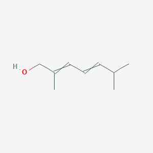 molecular formula C9H16O B14609733 2,6-Dimethylhepta-2,4-dien-1-ol CAS No. 57692-00-9