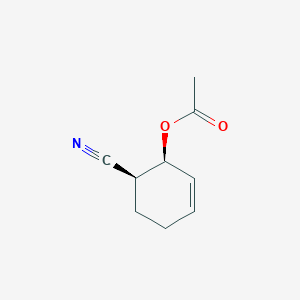 (1S,6S)-6-Cyanocyclohex-2-en-1-yl acetate