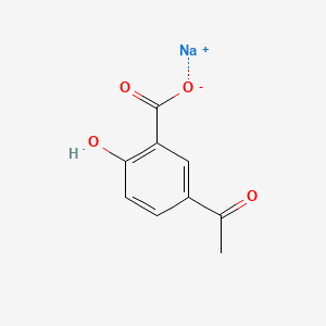 Benzoic acid, 5-acetyl-2-hydroxy-, sodium salt