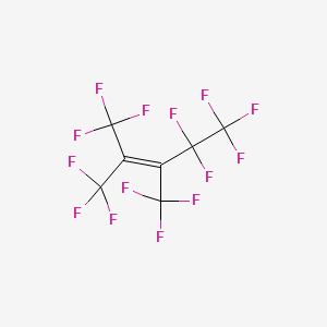 molecular formula C7F14 B14609790 1,1,1,4,4,5,5,5-Octafluoro-2,3-bis(trifluoromethyl)pent-2-ene CAS No. 58621-65-1