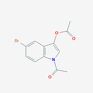 molecular formula C12H10BrNO3 B146098 1-乙酰-5-溴-1H-吲哚-3-基乙酸酯 CAS No. 33588-54-4