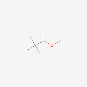 molecular formula C7H14O B14609802 2-Methoxy-3,3-dimethylbut-1-ene CAS No. 60693-17-6