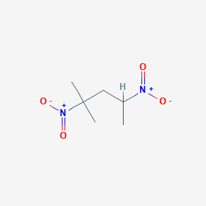 molecular formula C6H12N2O4 B14609839 2-Methyl-2,4-dinitropentane CAS No. 57704-61-7