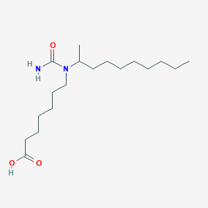 7-[Carbamoyl(decan-2-YL)amino]heptanoic acid