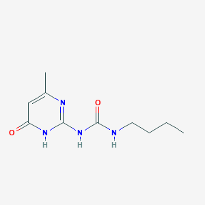 1-(n-Butyl)-3-(6-methyl-4-oxo-1,4-dihydropyrimidin-2-yl)-urea