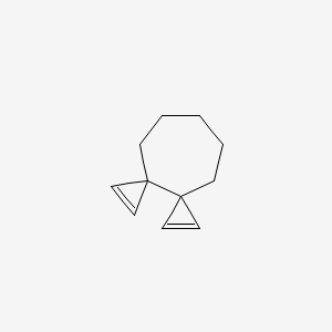 molecular formula C11H14 B14609968 Dispiro[2.0.2.5]undeca-1,5-diene CAS No. 58738-49-1