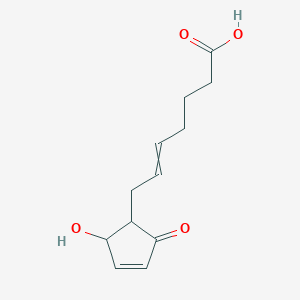 7-(2-Hydroxy-5-oxocyclopent-3-EN-1-YL)hept-5-enoic acid