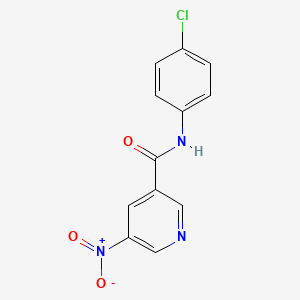 N-(4-Chlorophenyl)-5-nitropyridine-3-carboxamide