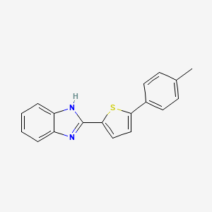 1H-Benzimidazole, 2-[5-(4-methylphenyl)-2-thienyl]-