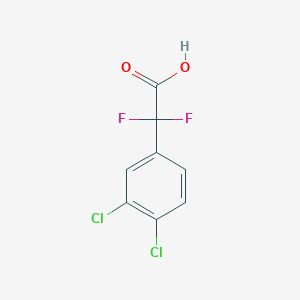 molecular formula C8H4Cl2F2O2 B1461002 2-(3,4-Dichlorophenyl)-2,2-difluoroacetic acid CAS No. 56072-00-5