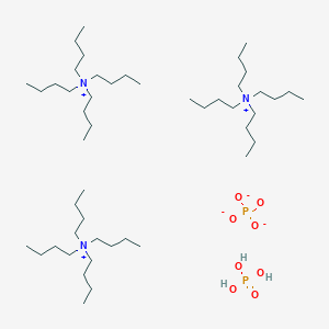 molecular formula C48H111N3O8P2 B14610062 N,N,N-Tributylbutan-1-aminium phosphate--phosphoric acid (3/1/1) CAS No. 61012-50-8