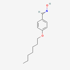 molecular formula C14H21NO2 B14610072 N-{[4-(Heptyloxy)phenyl]methylidene}hydroxylamine CAS No. 61096-89-7