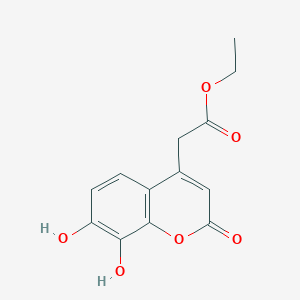 ethyl (7,8-dihydroxy-2-oxo-2H-chromen-4-yl)acetate