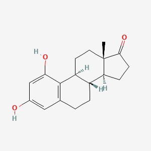 molecular formula C18H22O3 B14610087 1,3-Dihydroxyestra-1,3,5(10)-trien-17-one CAS No. 60966-54-3