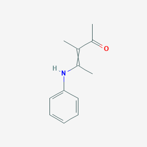 4-Anilino-3-methylpent-3-en-2-one