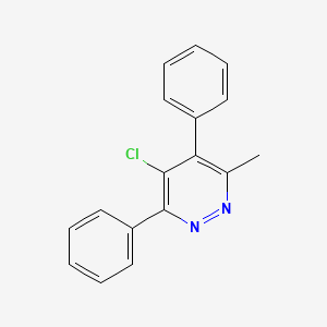 molecular formula C17H13ClN2 B14610092 4-Chloro-6-methyl-3,5-diphenylpyridazine CAS No. 60326-08-1