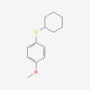 1-(Cyclohexylsulfanyl)-4-methoxybenzene