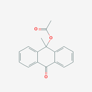 9-Methyl-10-oxo-9,10-dihydroanthracen-9-YL acetate