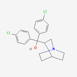 alpha,alpha-Bis(p-chlorophenyl)-3-quinuclidinemethanol