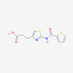 Methyl 3-(2-[(2-thienylcarbonyl)amino]-1,3-thiazol-4-YL)propanoate