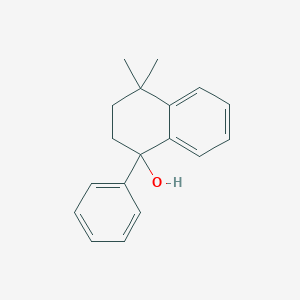 molecular formula C18H20O B14610171 4,4-Dimethyl-1-phenyl-1,2,3,4-tetrahydronaphthalen-1-ol CAS No. 58978-26-0