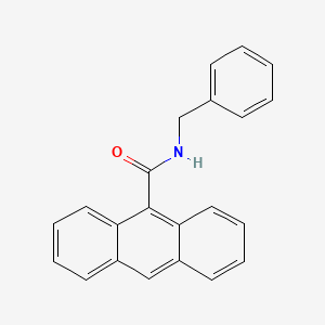 molecular formula C22H17NO B14610187 N-Benzylanthracene-9-carboxamide CAS No. 57447-04-8