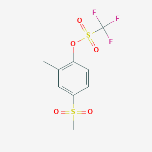 4-(Methanesulfonyl)-2-methylphenyl trifluoromethanesulfonate