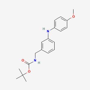 molecular formula C19H24N2O3 B1461023 N-(3-Boc-Aminomethylphenyl)-N-(4-Methoxyphenyl)Amine CAS No. 886362-41-0
