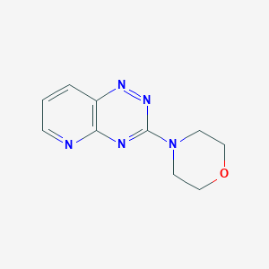 Pyrido[2,3-e]-1,2,4-triazine, 3-(4-morpholinyl)-