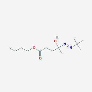 Butyl 4-[(E)-tert-butyldiazenyl]-4-hydroxypentanoate