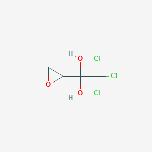 1,1-Ethanediol, 2,2,2-trichloro-1-oxiranyl-