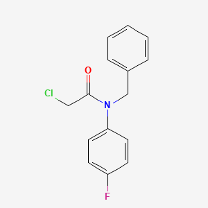 N-benzyl-2-chloro-N-(4-fluorophenyl)acetamide