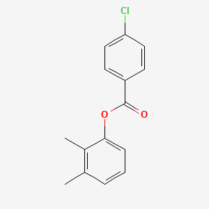 molecular formula C15H13ClO2 B14610271 2,3-Dimethylphenyl 4-chlorobenzoate CAS No. 59014-79-8