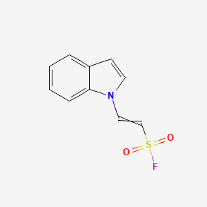 molecular formula C10H8FNO2S B14610275 2-(1H-Indol-1-yl)ethene-1-sulfonyl fluoride CAS No. 60538-04-7