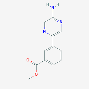 3-(5-Aminopyrazin-2-yl)-benzoic acid methyl ester