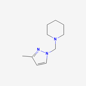 1-[(3-Methyl-1H-pyrazol-1-yl)methyl]piperidine