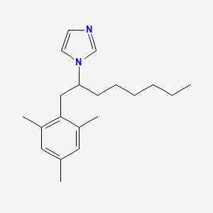 1-[1-(2,4,6-Trimethylphenyl)octan-2-yl]-1H-imidazole