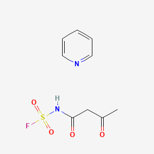 molecular formula C9H11FN2O4S B14610345 (3-Oxobutanoyl)sulfamyl fluoride--pyridine (1/1) CAS No. 59924-74-2