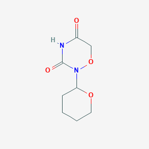 2-(Oxan-2-yl)-1,2,4-oxadiazinane-3,5-dione