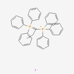 molecular formula C39H35IP2 B14610389 Triphenyl[1-(triphenyl-lambda~5~-phosphanylidene)propyl]phosphanium iodide CAS No. 60198-25-6