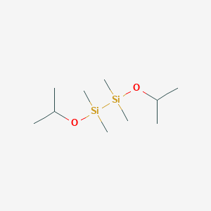 molecular formula C10H26O2Si2 B14610414 1,1,2,2-Tetramethyl-1,2-bis[(propan-2-yl)oxy]disilane CAS No. 58276-78-1