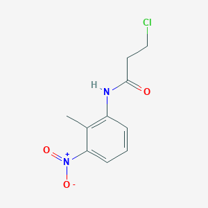 3-chloro-N-(2-methyl-3-nitrophenyl)propanamide