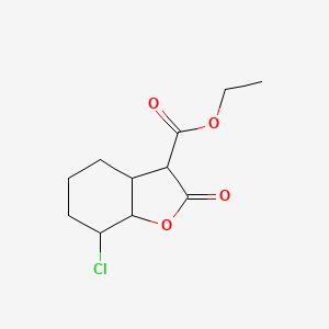 Ethyl 7-chloro-2-oxooctahydro-1-benzofuran-3-carboxylate