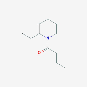 molecular formula C11H21NO B14610431 1-(2-Ethylpiperidin-1-yl)butan-1-one CAS No. 57150-37-5