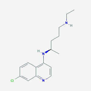 molecular formula C16H22ClN3 B1461048 (R)-去乙基氯喹 CAS No. 106848-88-8