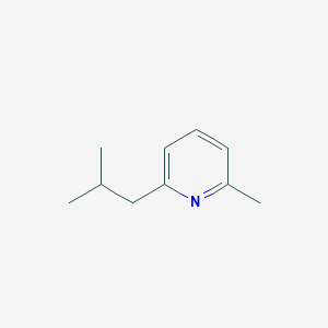 molecular formula C10H15N B14610485 2-Methyl-6-(2-methylpropyl)pyridine CAS No. 60439-17-0