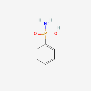 molecular formula C6H8NO2P B14610501 P-Phenylphosphonamidic acid CAS No. 57246-28-3