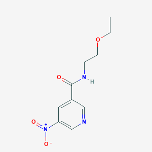 N-(2-Ethoxyethyl)-5-nitropyridine-3-carboxamide